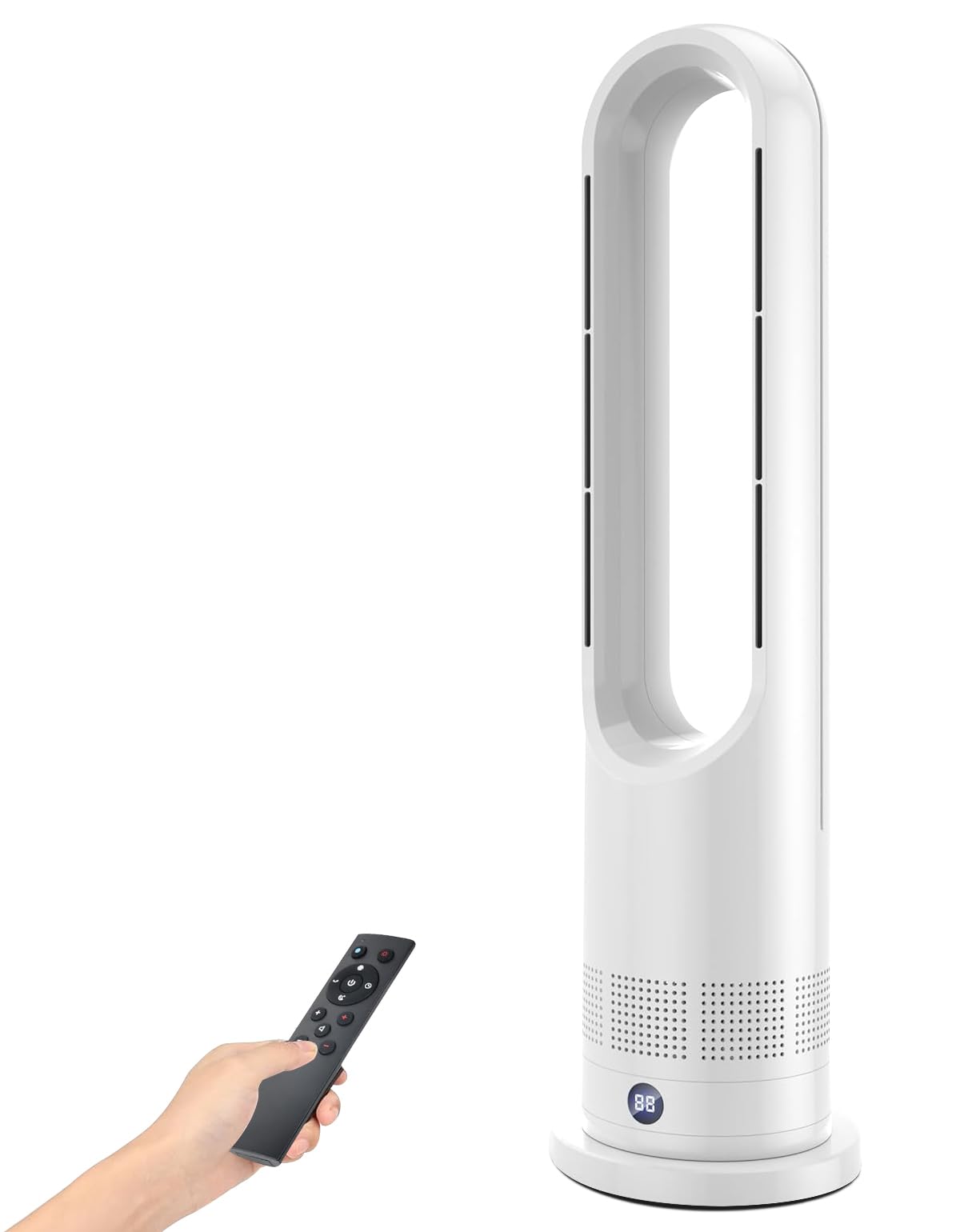 Amazon | セラミックファンヒーター 冷暖両用【3暖風・8冷風切替】電気